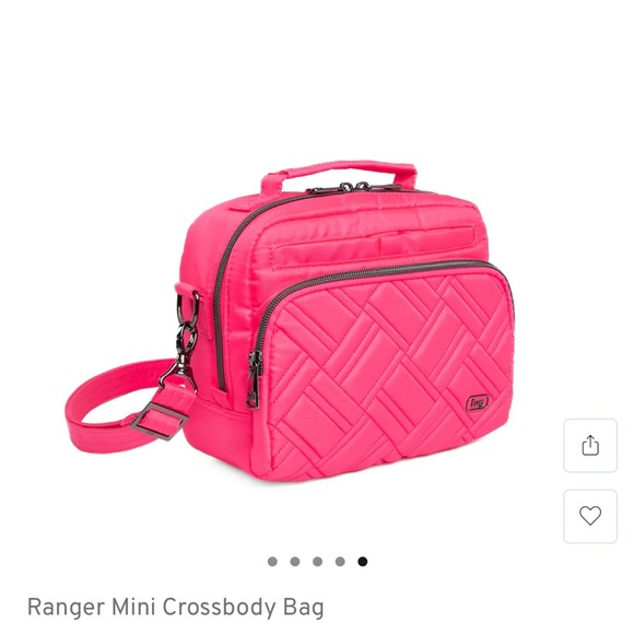 Lug mini ranger crossbody bag in magenta - Picture 2 of 10
